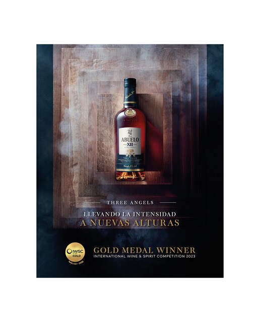 Estuche ron Abuelo XII años Three Angels Double Matured 3