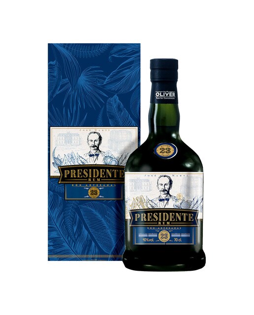 Imagen 0 de Estuche ron Presidente Martí 23 años solera