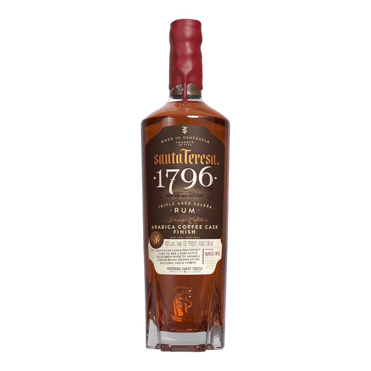 Imagen 0 de Ron Edición Coffee Cask extra añejo Santa Teresa 1796