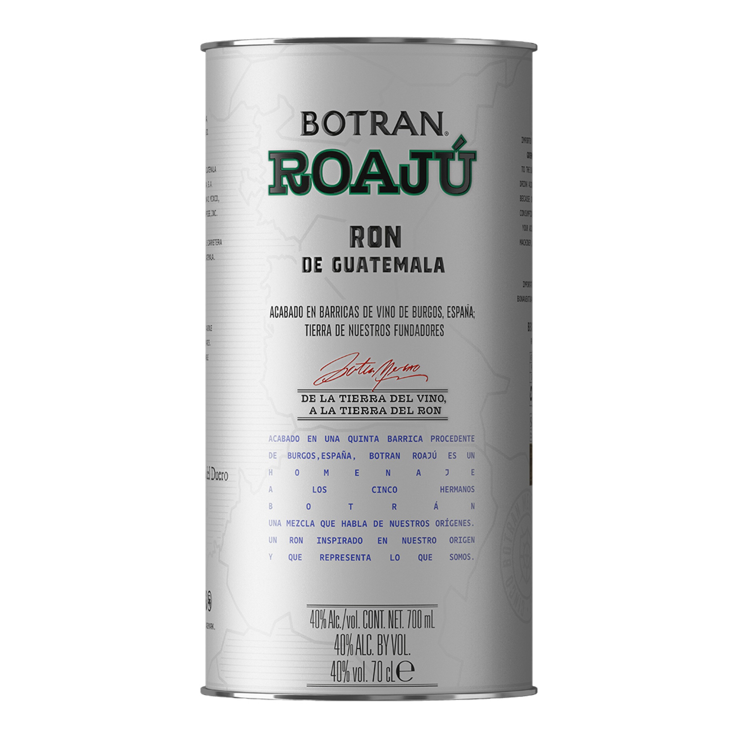 Estuche ron Roajú Botran 3