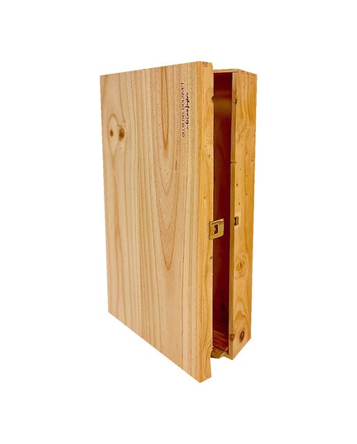 Caja de madera con cierre de bisagra Club del Gourmet para 6 botellas 75 cl 1