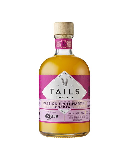 Imagen 0 de Cocktail Passion Fruit Martini con vodka Tails