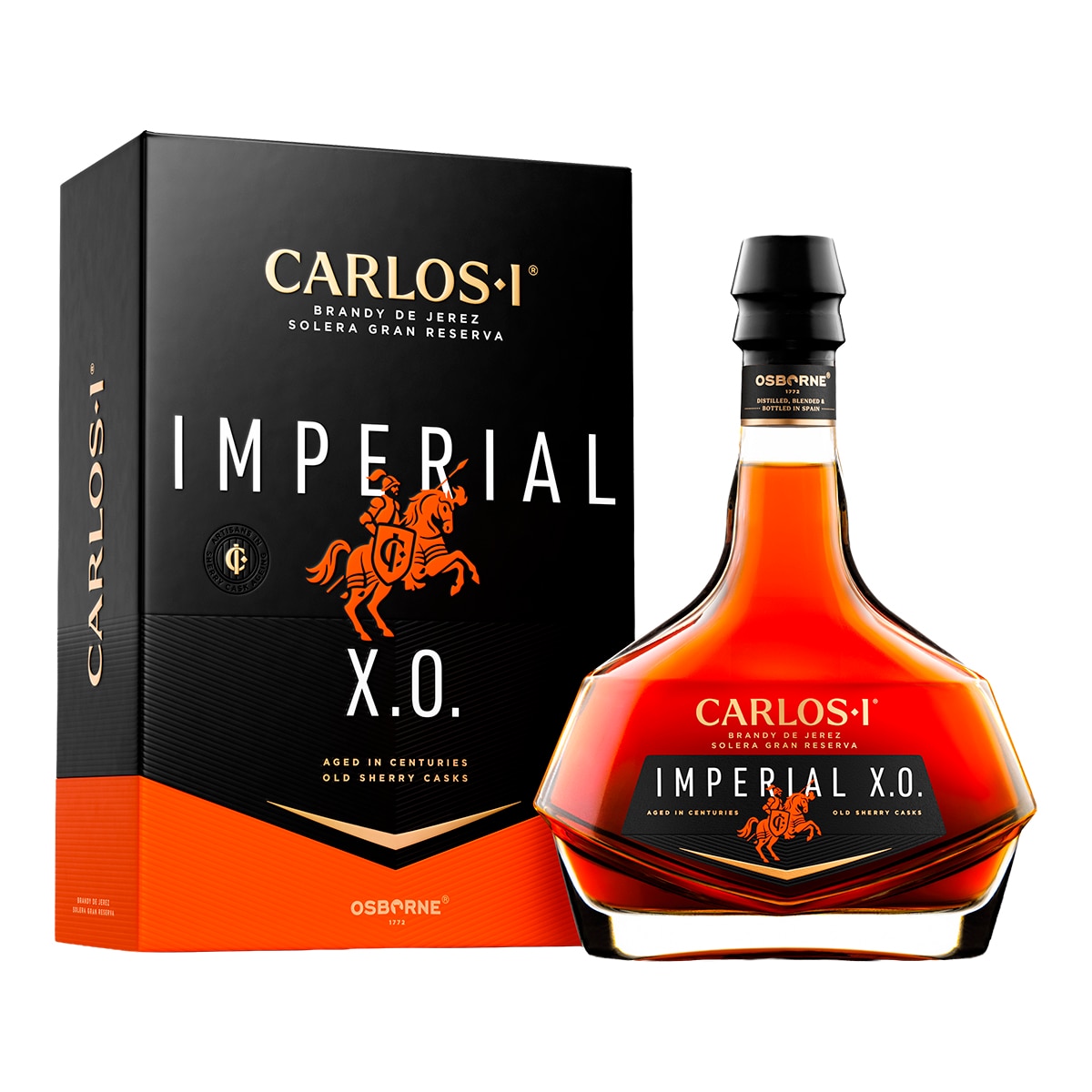 Imagen 0 de Estuche brandy Carlos I Imperial Solera Gran Reserva X.O.