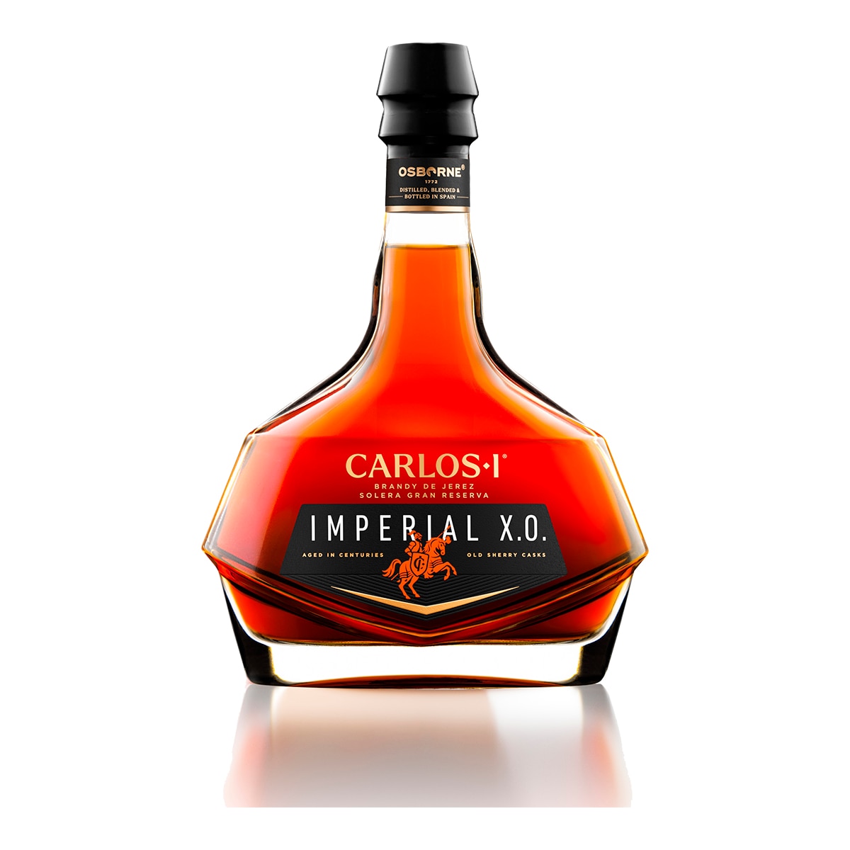 Estuche brandy Carlos I Imperial Solera Gran Reserva X.O. 2