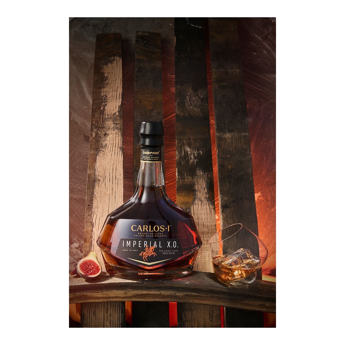 Estuche brandy Carlos I Imperial Solera Gran Reserva X.O. 5