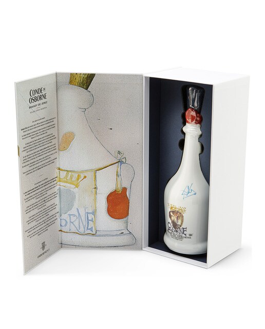 Estuche brandy Dali Conde de Osborne Solera Gran Reserva 2