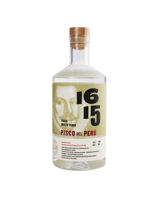 Pisco de Perú mosto verde Italia 1