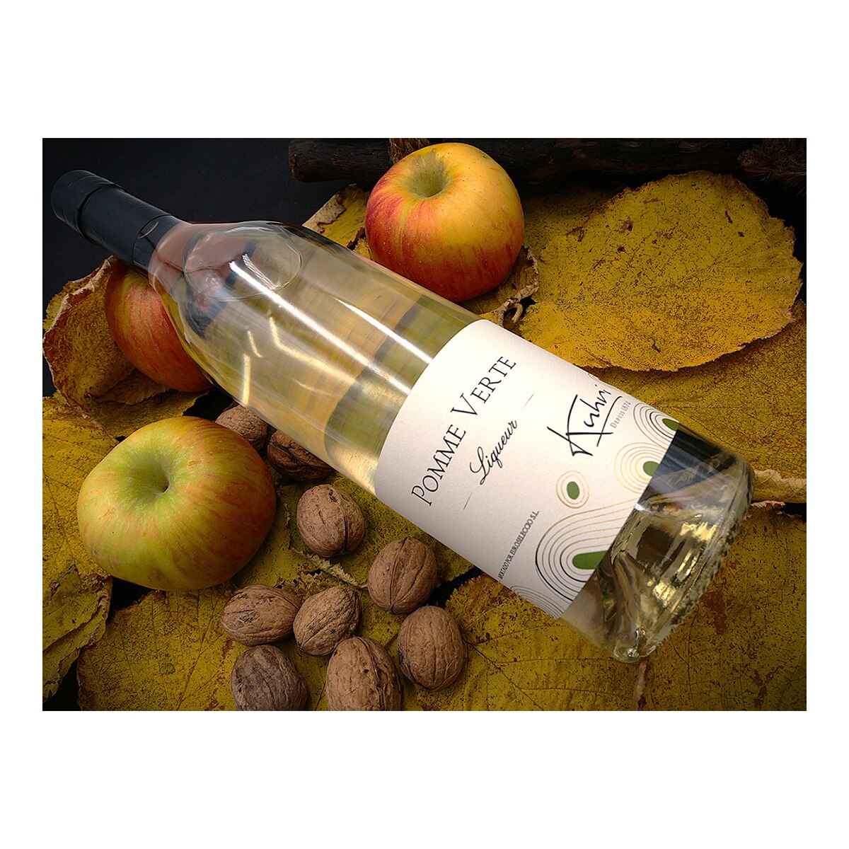 Licor de manzana verde Kuhri 4
