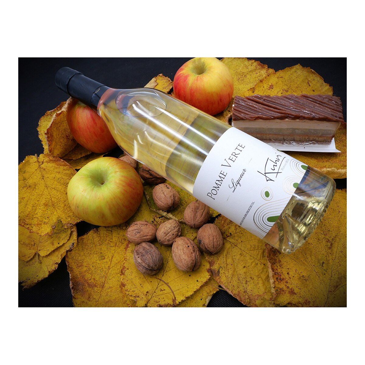 Licor de manzana verde Kuhri 6