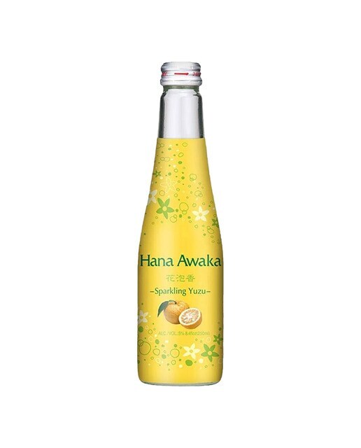 Sake espumoso Hana Awaka yuzu Ózeki