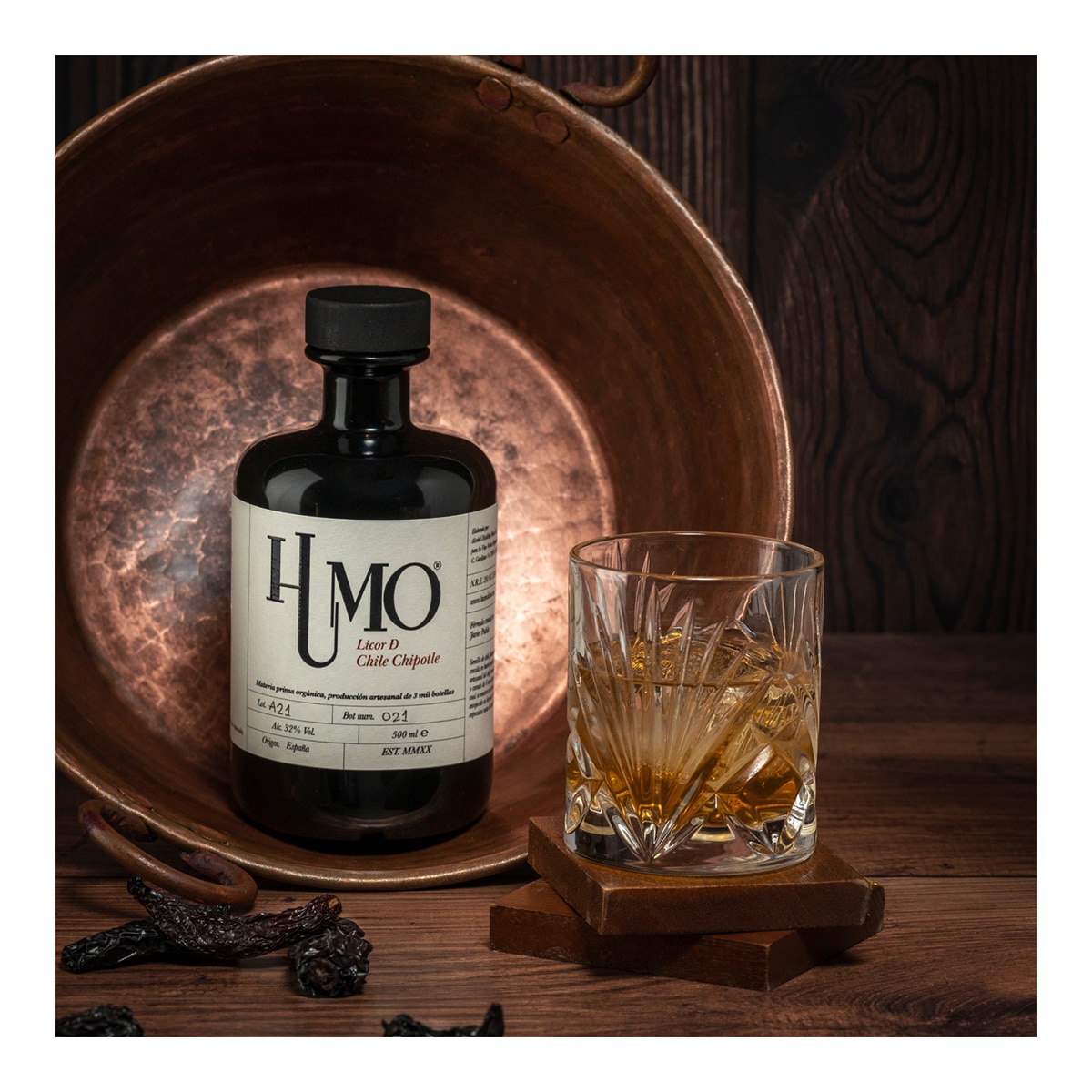 Licor de chile chipotle Humo 2
