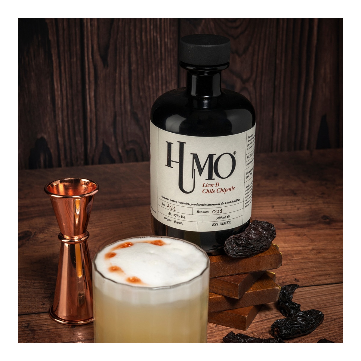 Licor de chile chipotle Humo 3