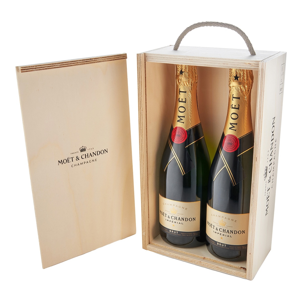 Estuche 2 botellas champagne Moët & Chandon Imperial Brut · Moët