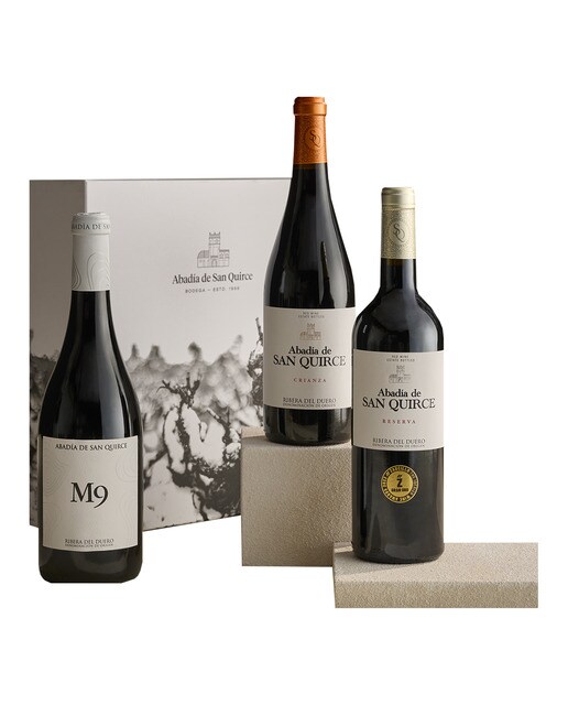 Estuche vinos tintos Abadía de San Quirce Ribera del Duero 1