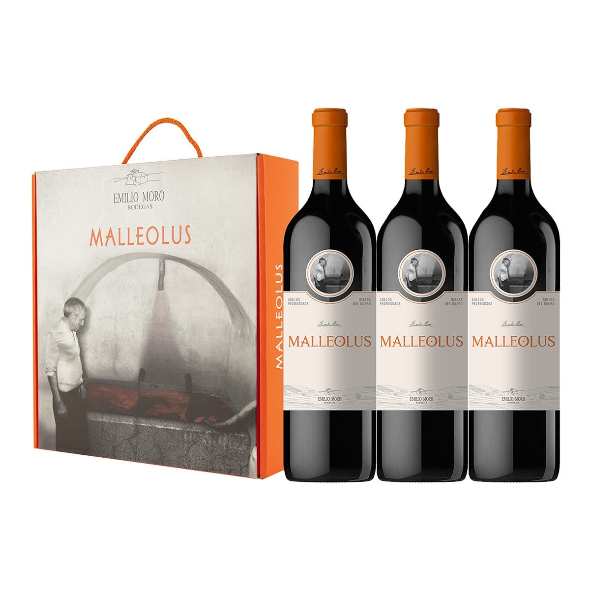 Estuche vinos tintos Malleolus Emilio Moro 2023 Ribera del Duero 1