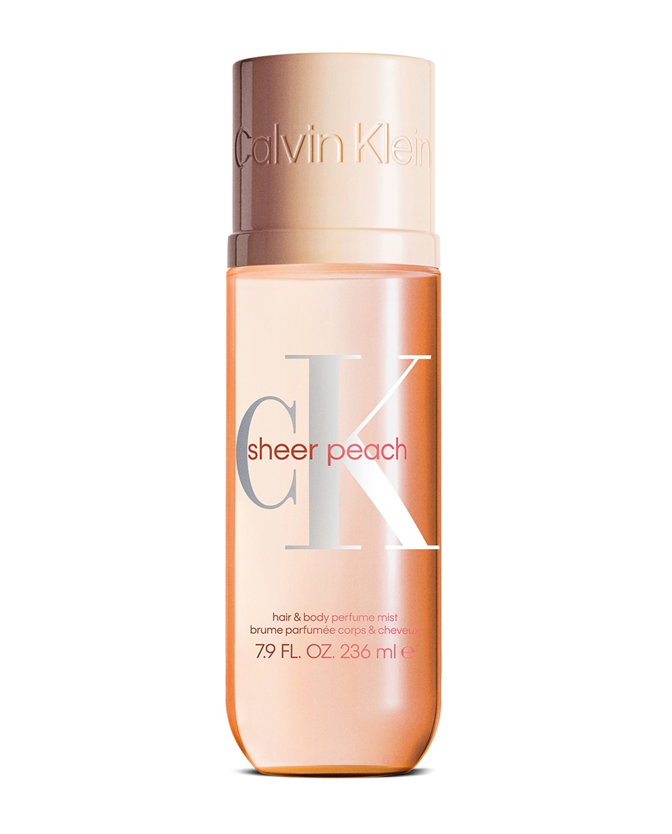 Calvin Klein - Bruma Perfumada Ck Sheer Peach Unisex Para Cuerpo Y Cabello 236 Ml Calvin Klein.