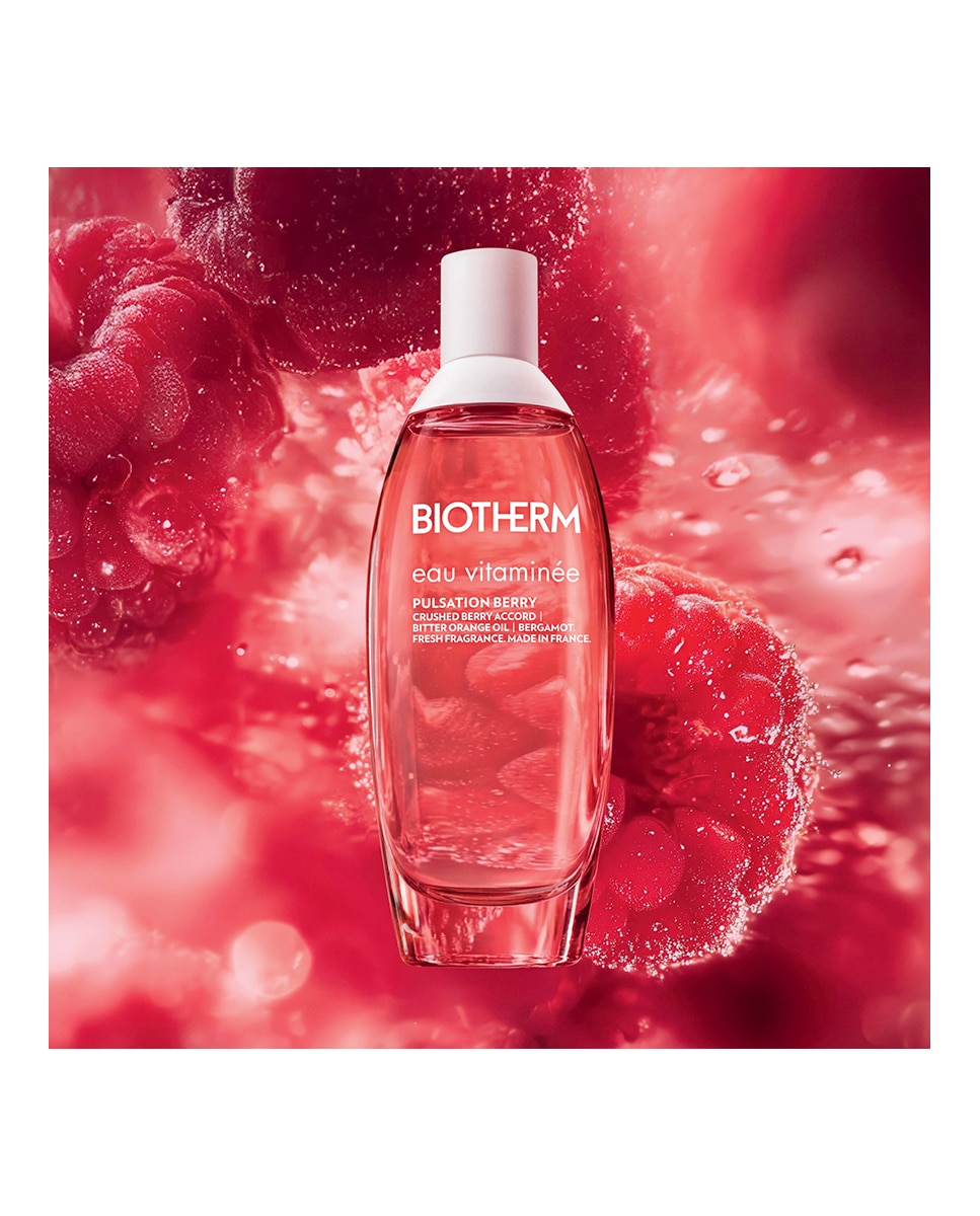 Bruma corporal perfumada afrutada Eau Vitaminée Pulsation Berry Biotherm - 100 ml 4