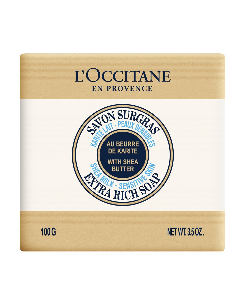 L'Occitane en Provence - Jabón Extra-Suave Leche de Karité 100 g L'Occitane en Provence.