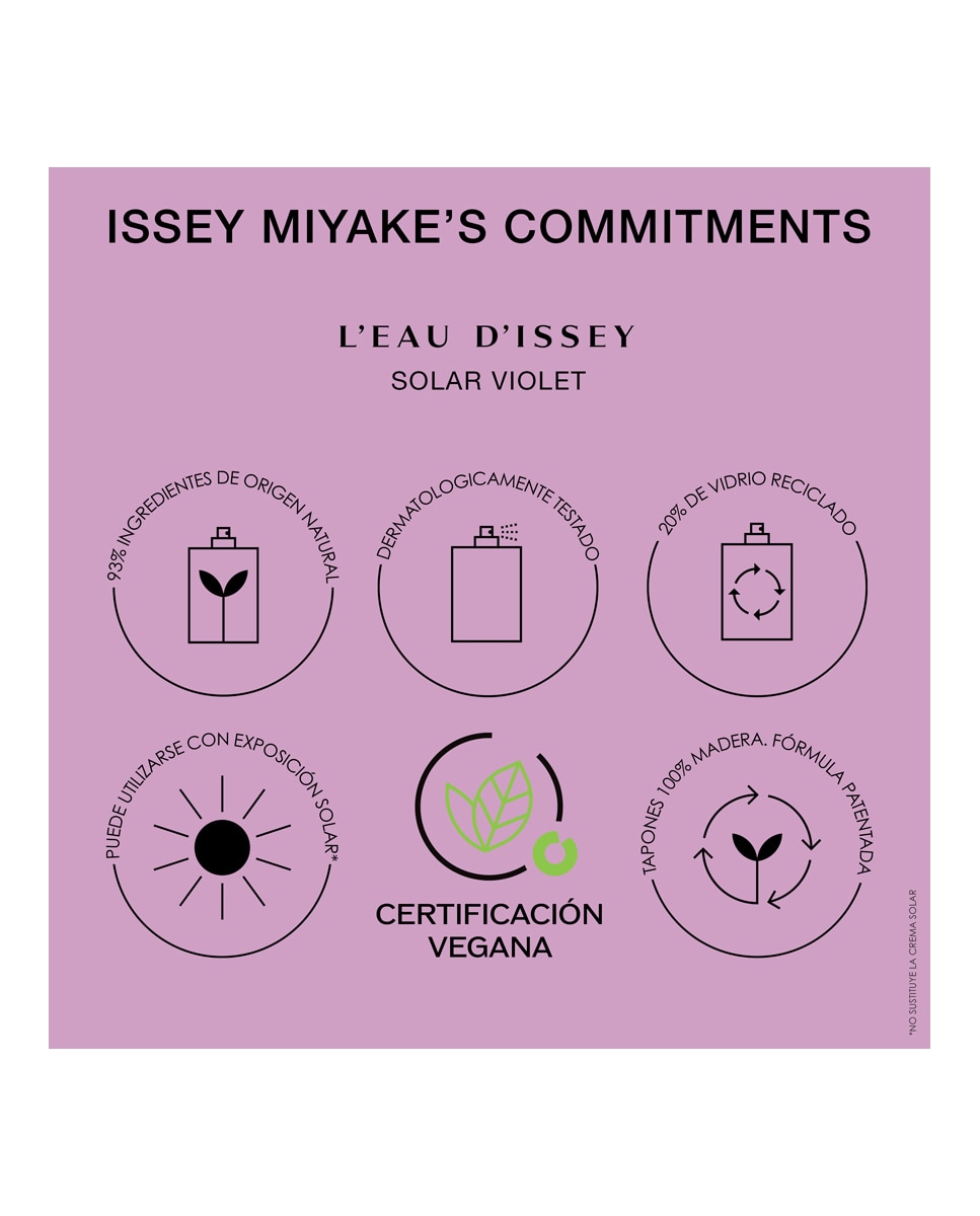 Eau de Toilette Intense L'Eau d'Issey Solar Violet Issey Miyake - 50 ml 6