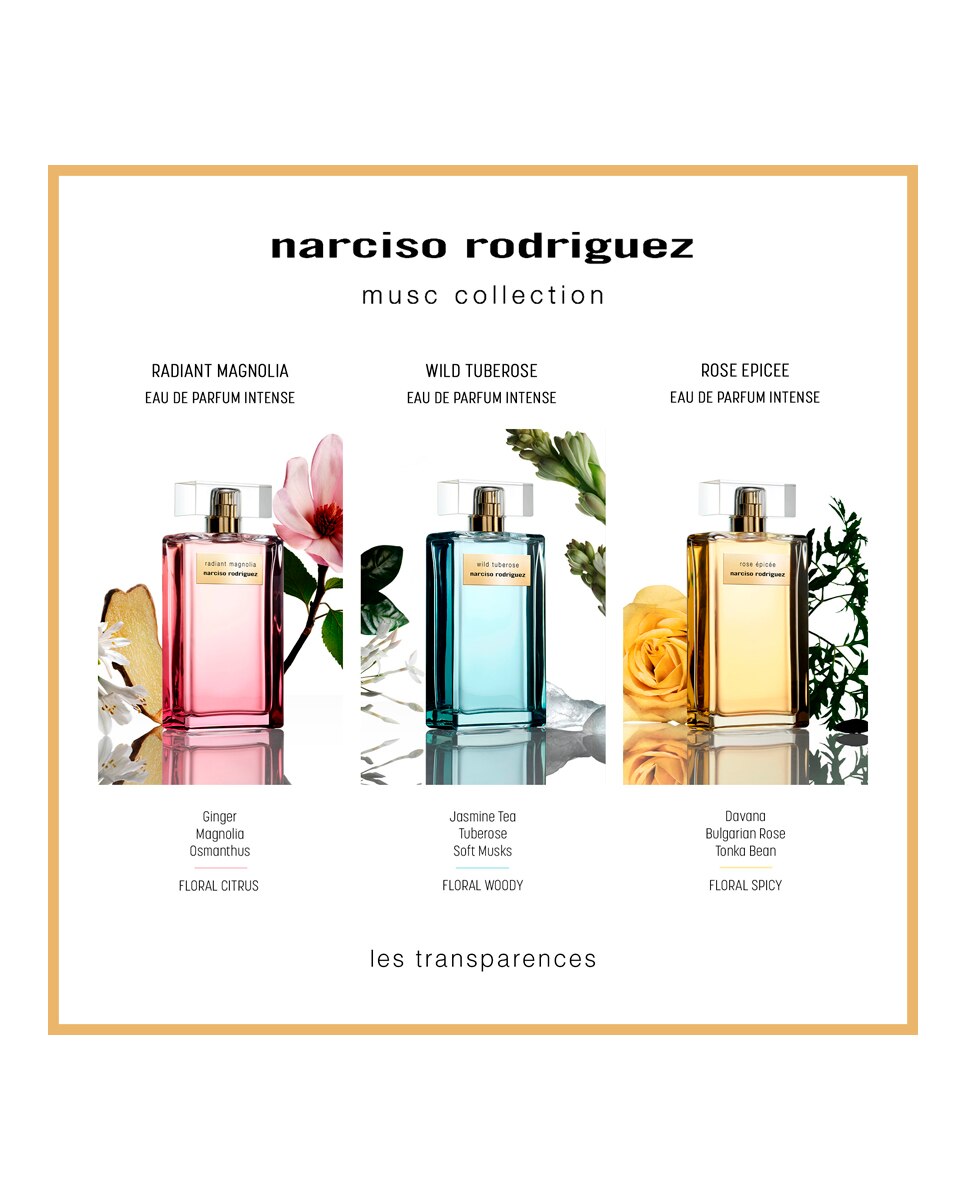 Eau de Parfum intense Musc Oriental Collection Radiant Magnolia Narciso Rodriguez - 100 ml 5
