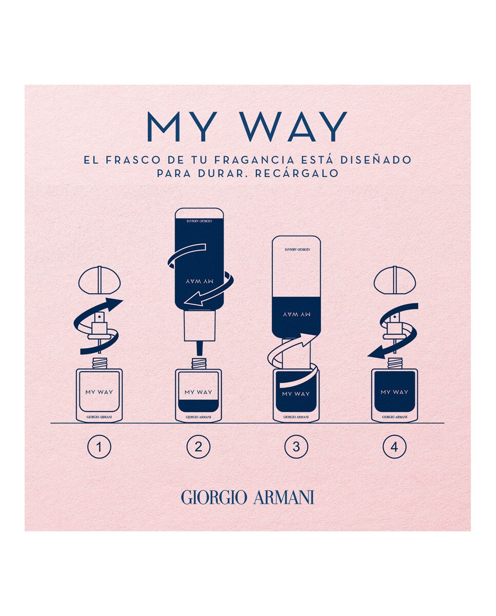 Eau de Parfum My Way Intense Recargable 90 ml Giorgio Armani 4