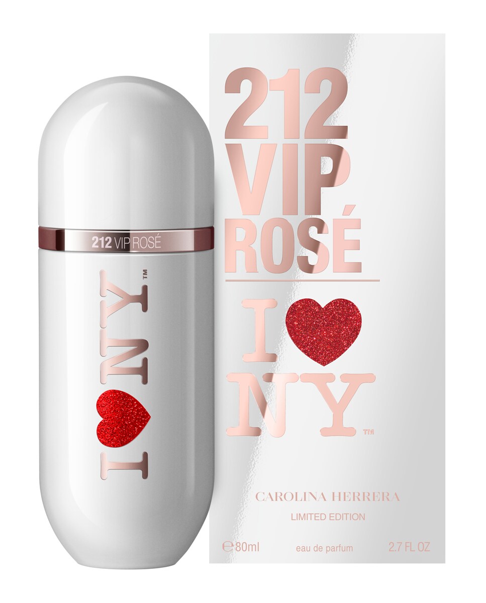 Eau de Parfum 212 VIP Rosé I Love NY 100 ml Carolina Herrera