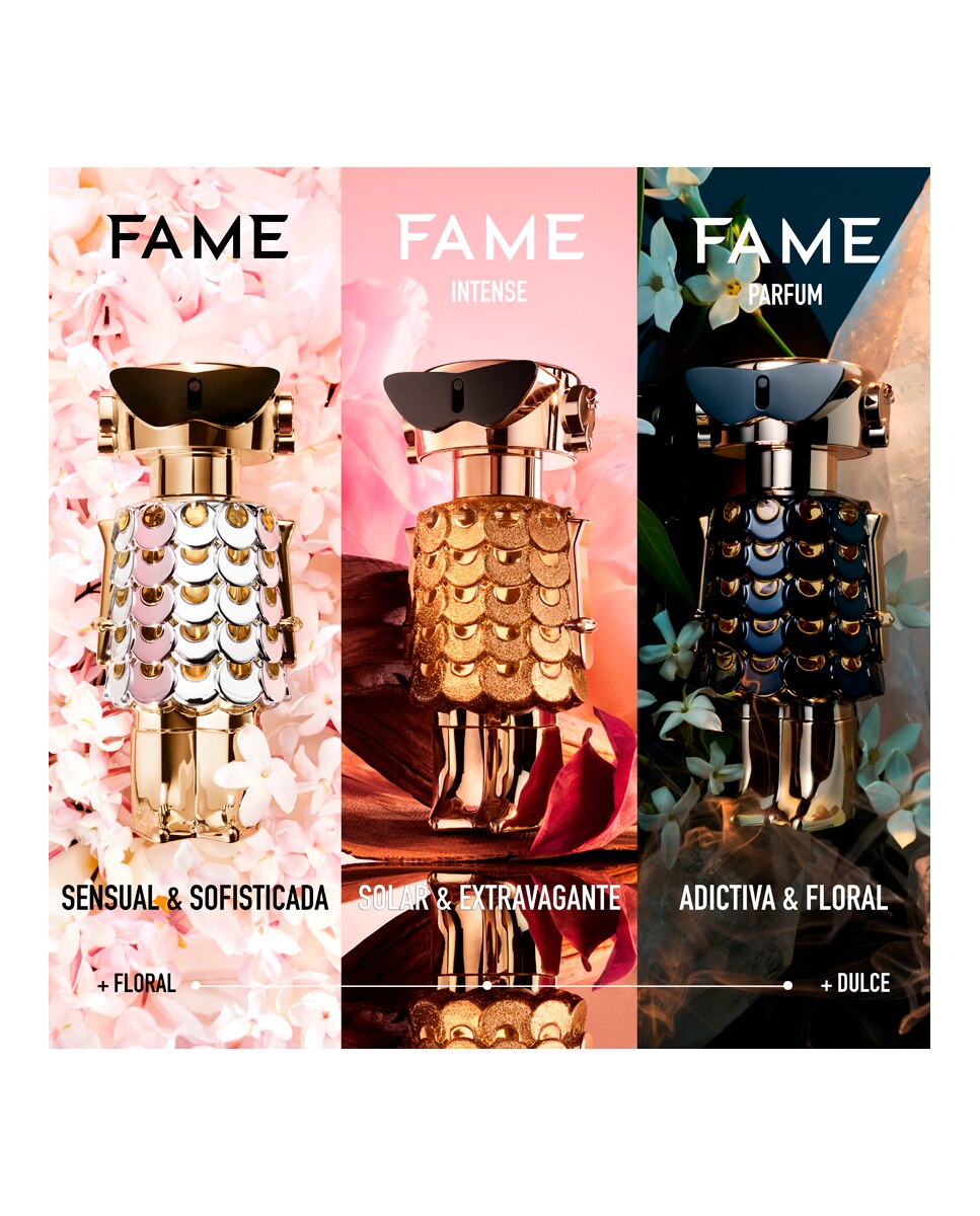 Imagen 4 de Eau de Parfum femenino Fame Intense Rabanne - 30 ml