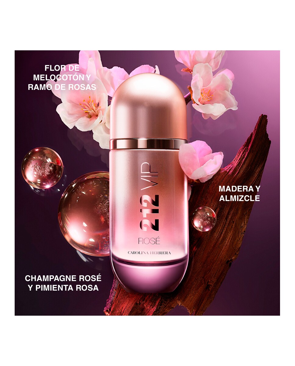 Eau de Parfum 212 VIP Rosé 80 ml Carolina Herrera · Carolina