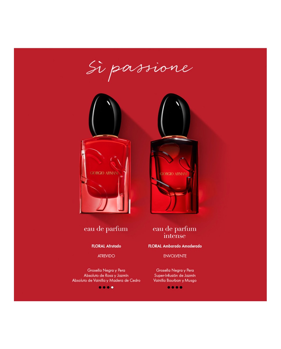 Eau de Parfum Intense recargable Sì Passione Giorgio Armani 30 ml 9