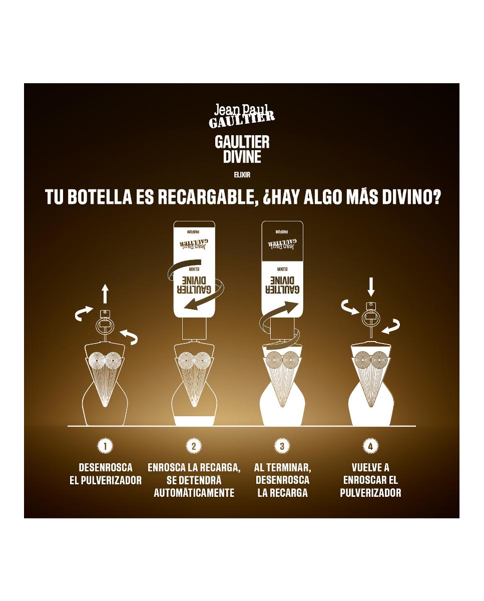 Recarga Eau de Parfum Gaultier Divine Elixir Parfum 200 Ml Jean Paul Gaultier - 200 ml 5