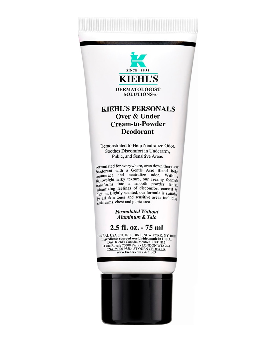 Kiehl's - Desodorante Zonas Íntimas Personals Over & Under Cream-to-Powder 75 ml Kiehl's.