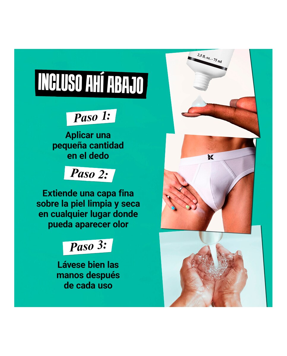 Desodorante Zonas Íntimas Personals Over & Under Cream-to-Powder 75 ml Kiehl's - 75 ml 2