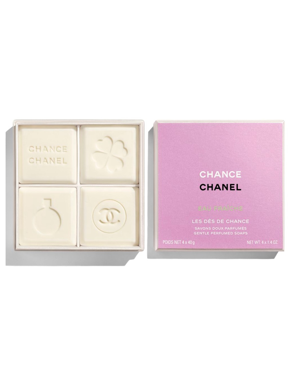 CHANEL - Estuche Jabones Les Dés De Chance Eau Fraîche Edición Limitada.