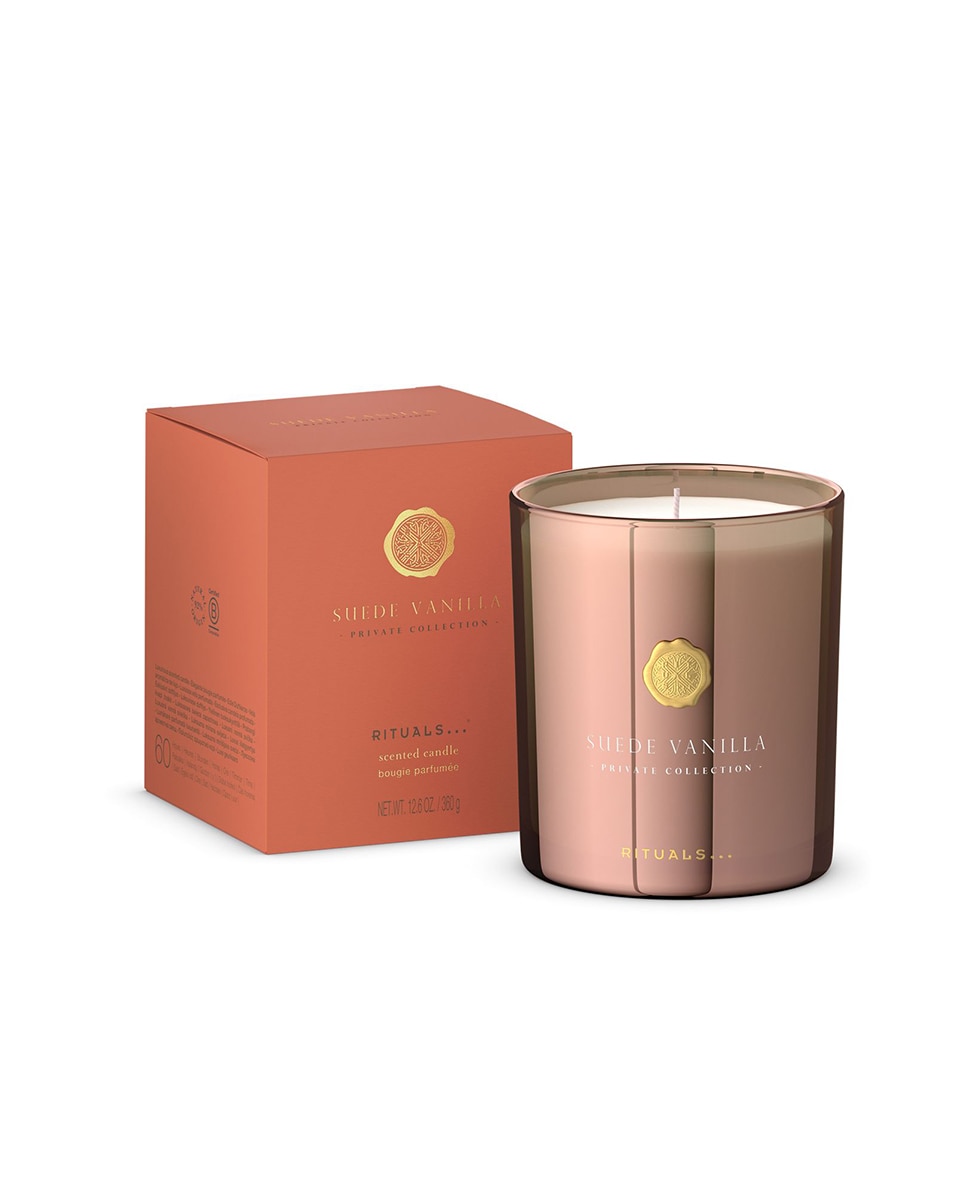 Vela aromática Suede Vanilla Scented Candle Rituals - 360 g 2