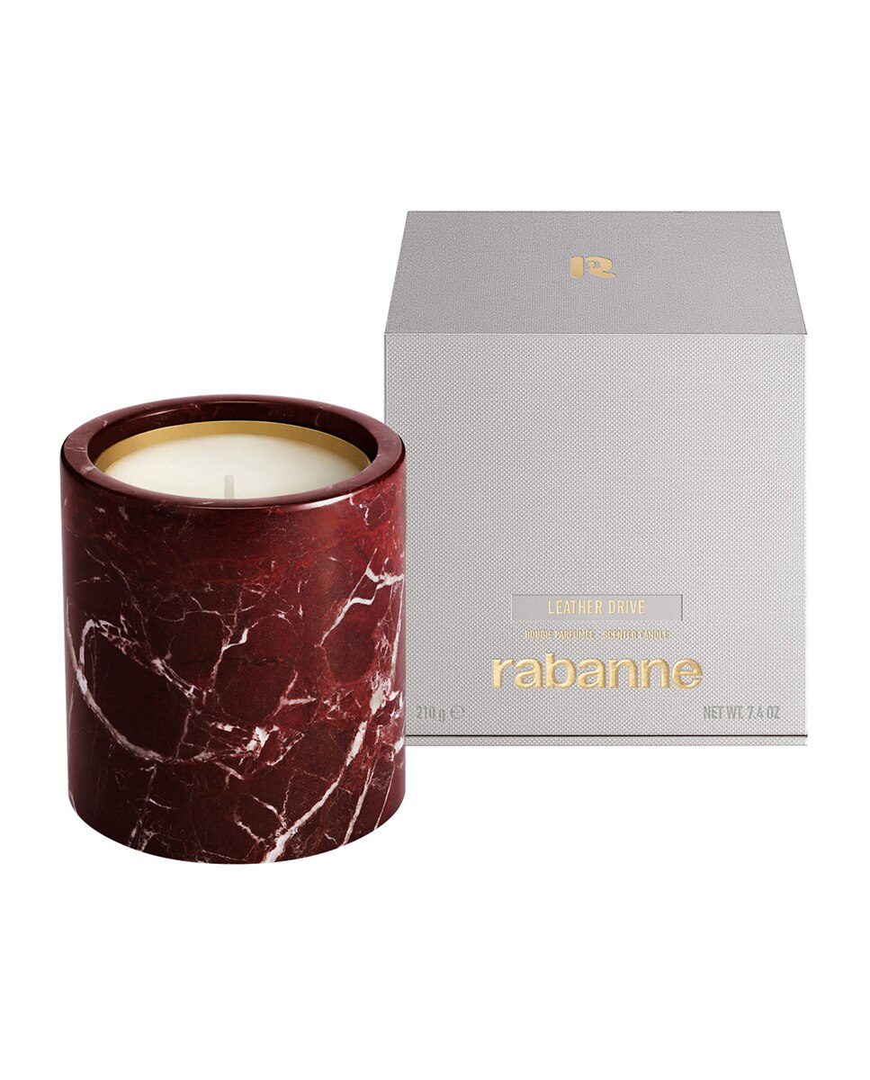 Vela Aromática Leather Drive Bougie Parfumeé Scented Candle La Collection  240 G Rabanne 2