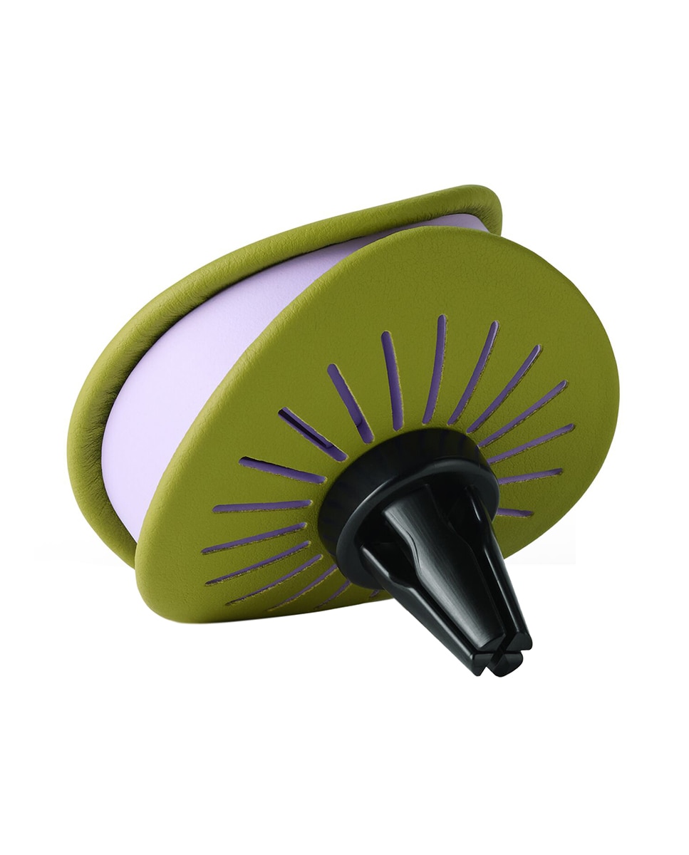 Car Diffuser Calfskin Jungle Green With Lilla Case Acqua di Parma 3
