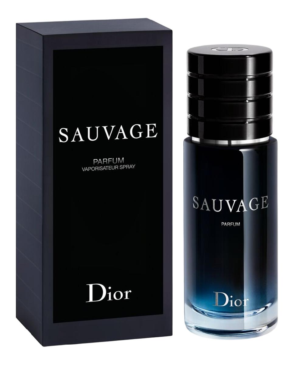 Sauvage Parfum Perfume para hombre - notas cítricas y amaderadas - frasco recargable - 30 ml 2
