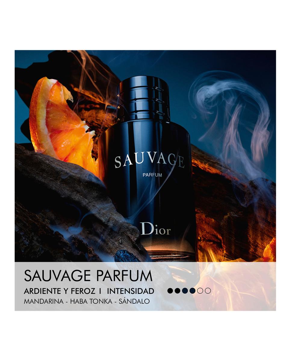 Sauvage Parfum Perfume para hombre - notas cítricas y amaderadas - frasco recargable - 30 ml 3