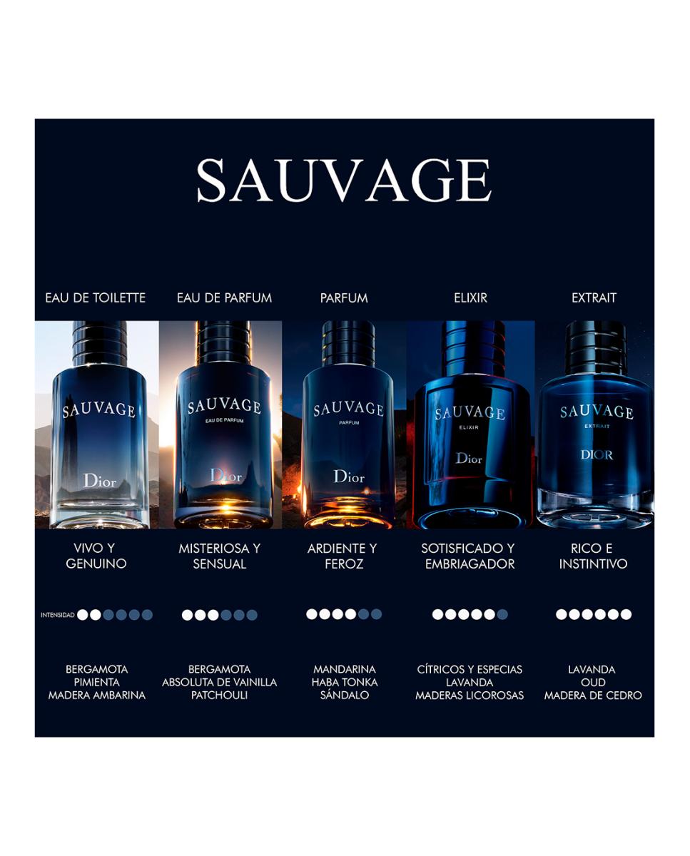 Sauvage Parfum Perfume para hombre - notas cítricas y amaderadas - frasco recargable - 30 ml 5