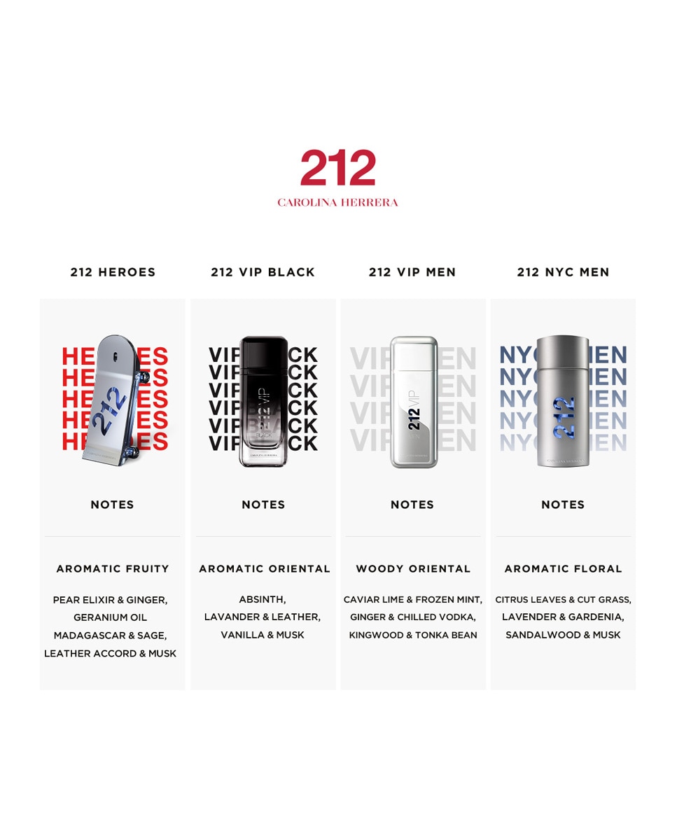 Eau de Toilette masculino 212 Heroes Carolina Herrera - 50 ml 6