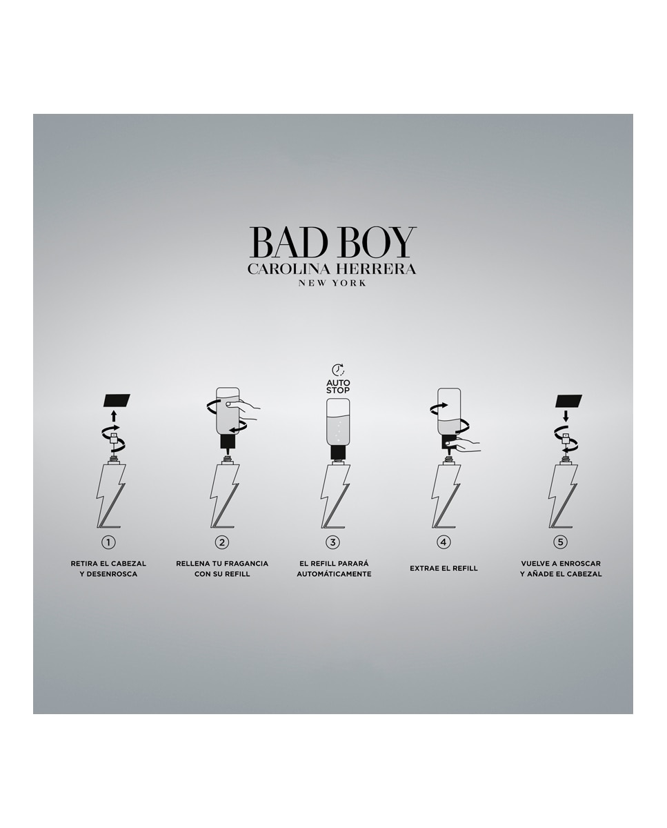 Eau de Toilette Bad Boy Carolina Herrera - 50 ml 5