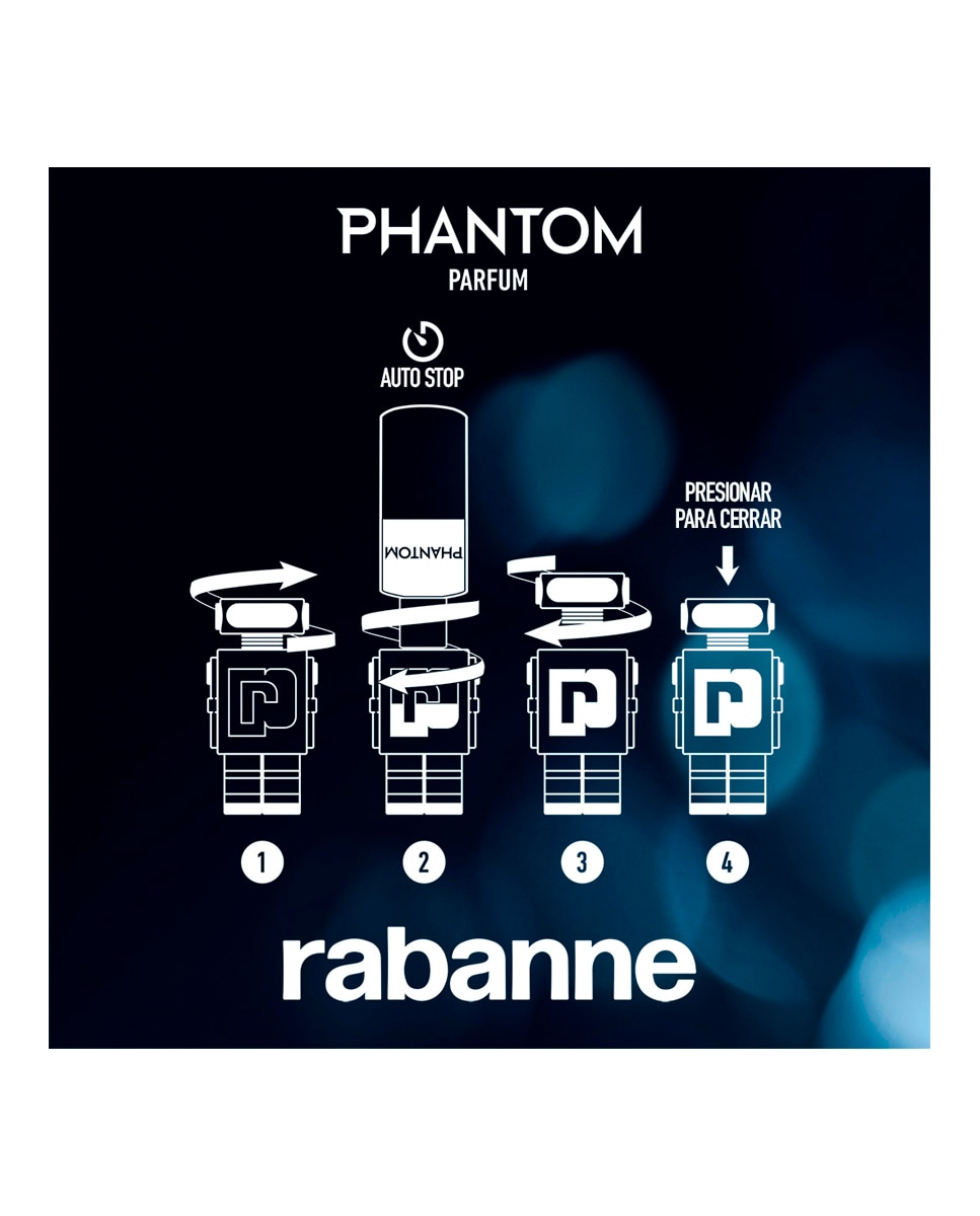 Eau de Parfum Phantom Refill Rabanne - 200 ml 5