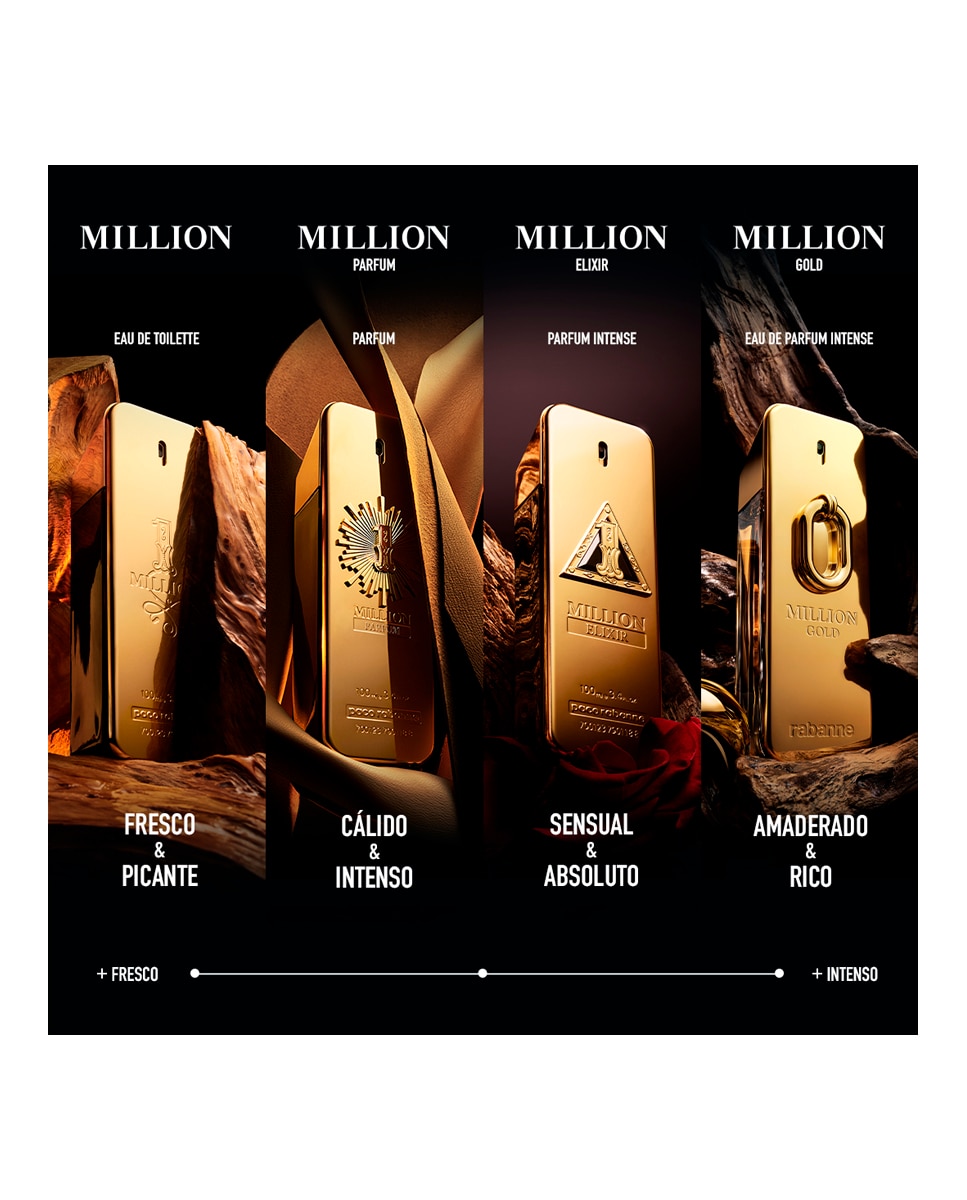 Eau de Parfum Intense Million Gold Rabanne - 50 ml 7