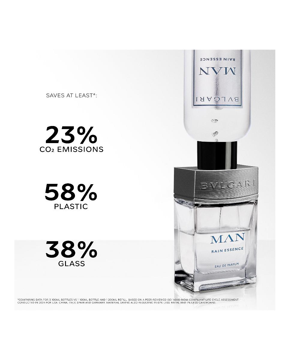 Imagen 5 de Recarga Eau de Parfum Man Rain Essence 200 ml Bvlgari - 200 ml