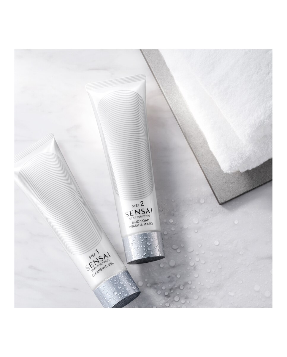 Gel limpiador Silky Purifying Cleansing Gel Sensai - 125 ml 5
