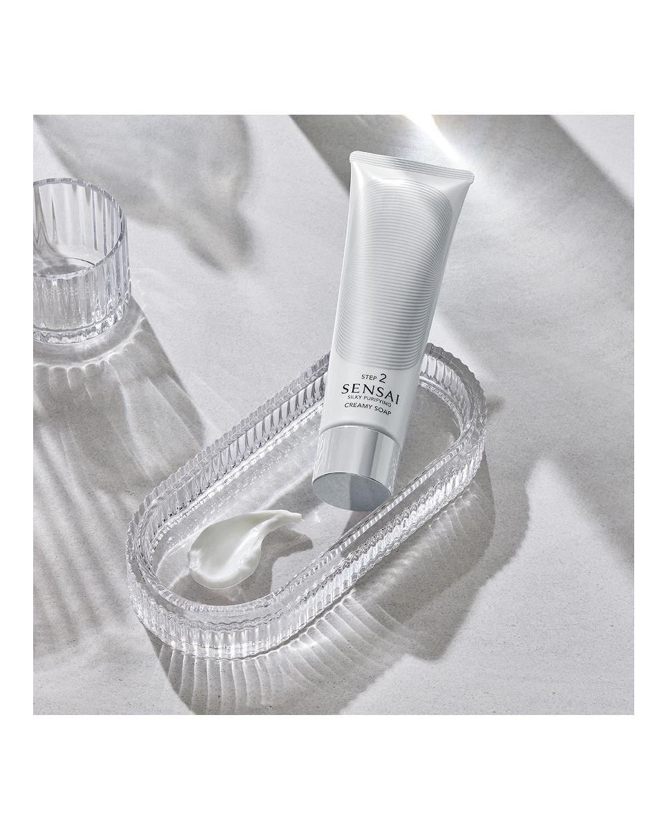 Jabón facial paso 2 Silky Purifying Creamy Soap 125 ml Sensai
