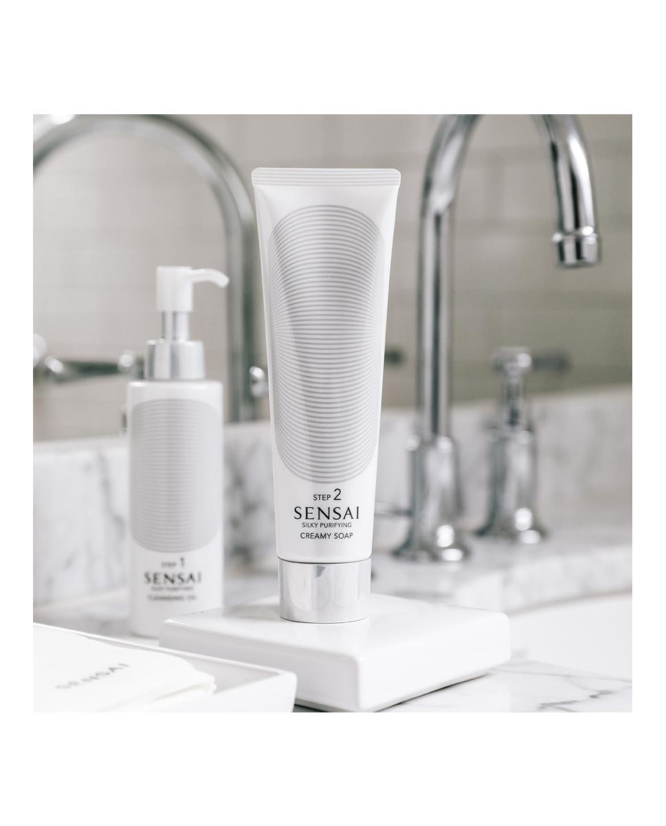 Jabón facial paso 2 Silky Purifying Creamy Soap 125 ml Sensai
