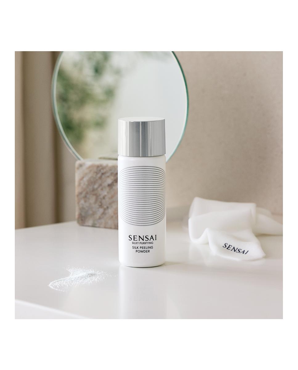 Exfoliante Silky Purifying Silk Peeling Powder Sensai - 40 g 3