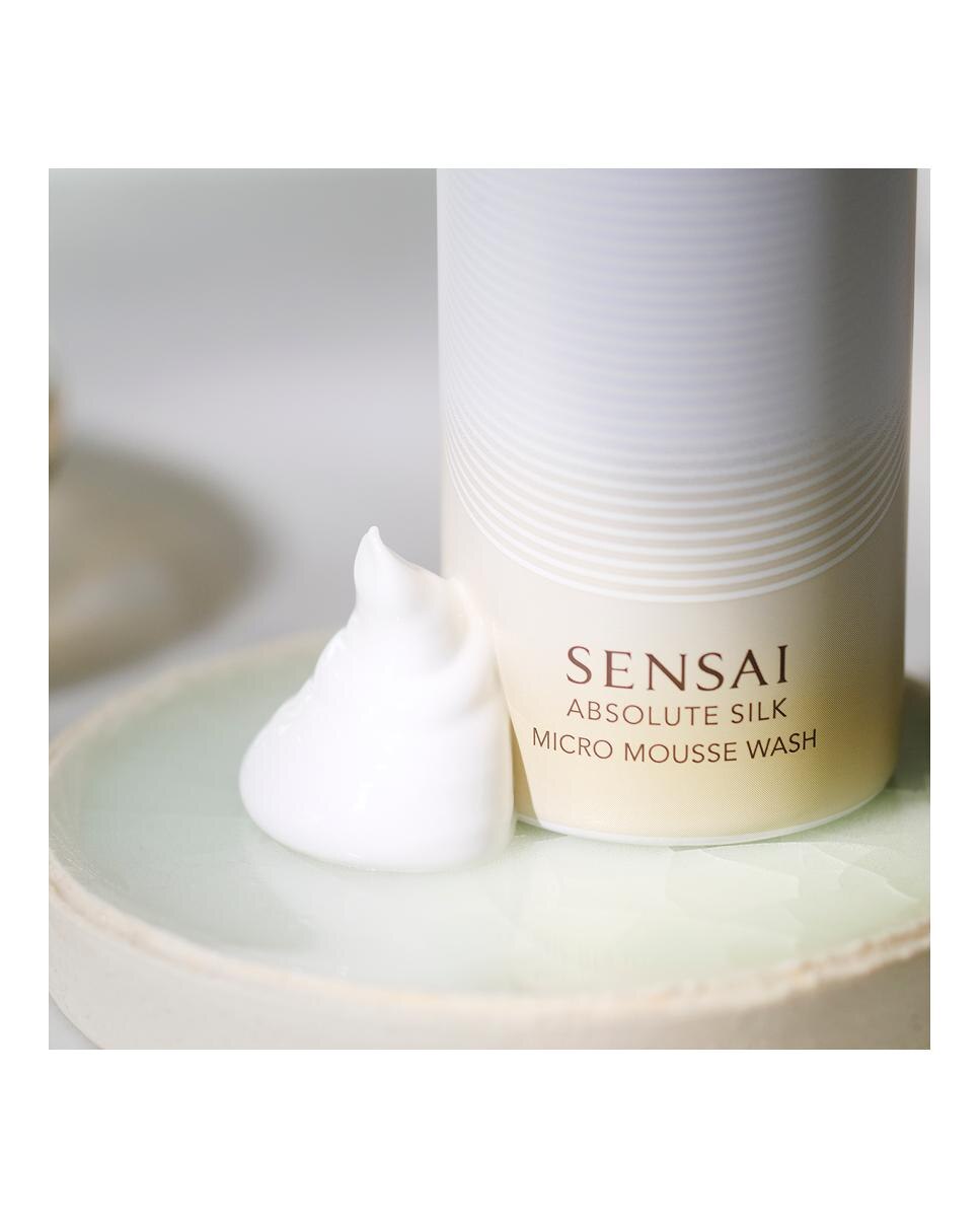 Mousse limpiadora Absolute Silk Micro Mousse Wash Sensai - 180 ml 4