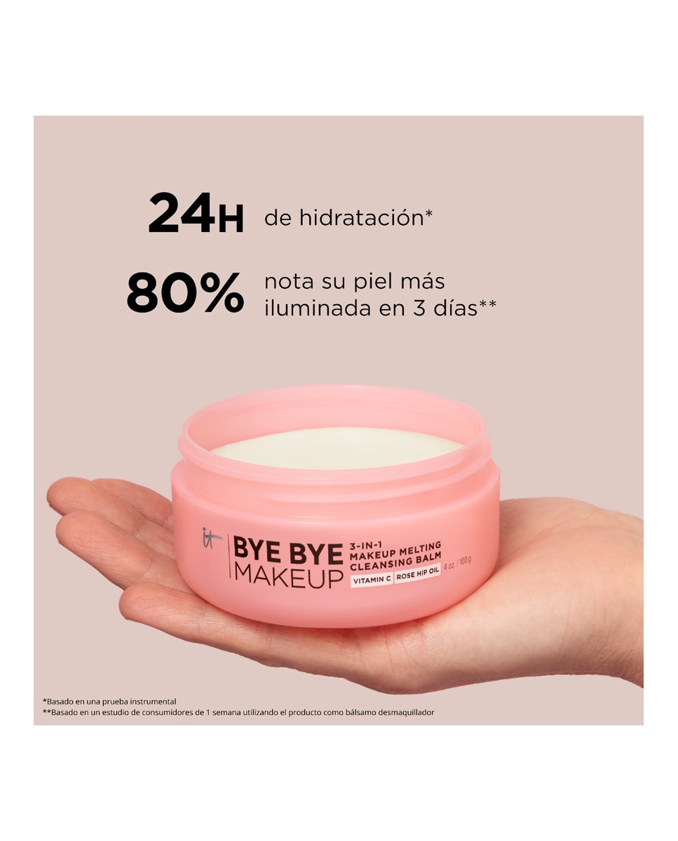 Bálsamo Desmaquillante Fundente 3 en 1 Bye Bye Makeup IT Cosmetics 4